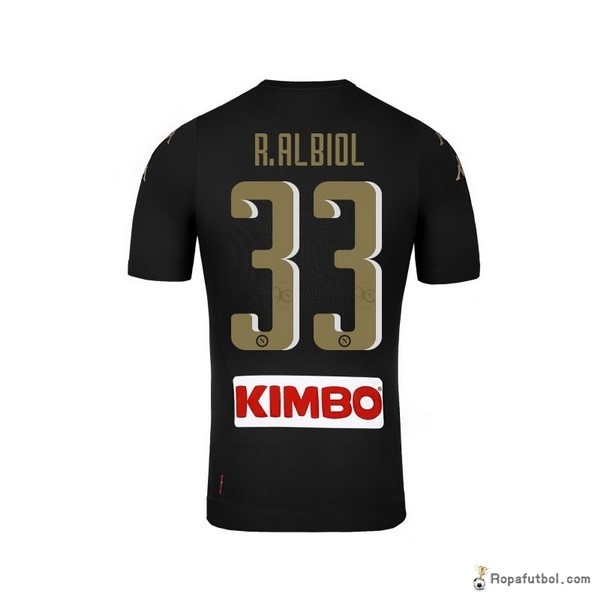 Camiseta Napoli Replica Tercera Ropa R.Albiol 2016/17 Negro